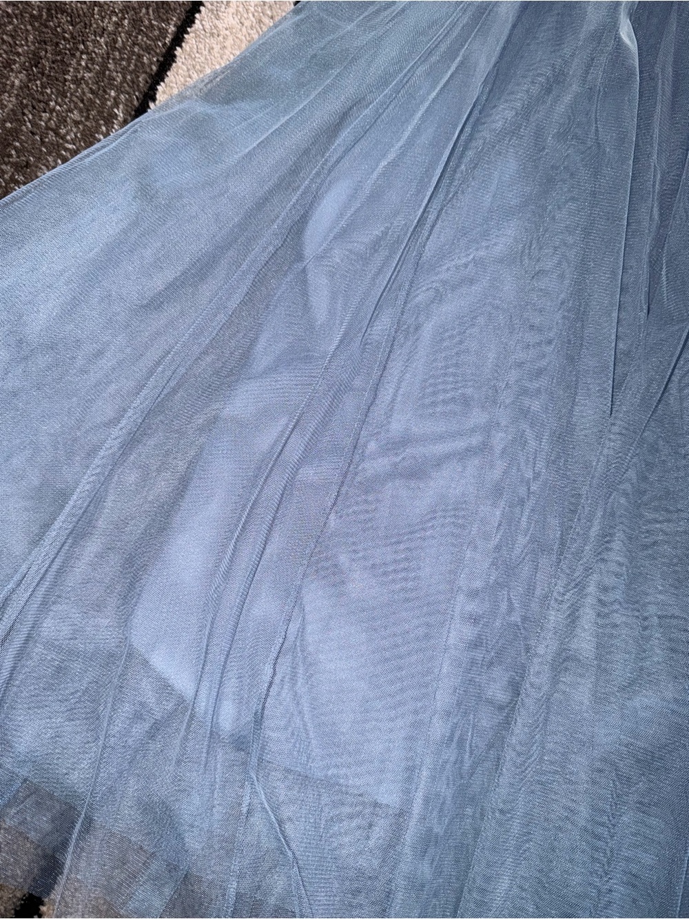 Asan Light Blue Maxi Skirt with Elastic Waistband - Picture 7 of 7